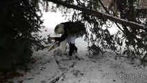 A Session with a chance acquaintance in the snow