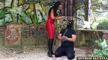 My piss in the slave's eye