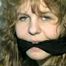 19 Yr OLD SINGLE MOM RONI MOUTH STUFFED, CLEAVE GAGGED,  BOUND & CROTCH ROPED WEARING LINGERIE (D44-13)