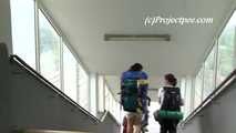 068004 Ling Takes A Very Risky Pee In A Busy Station