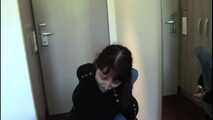American Domme Shackled To a chair