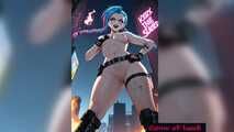 LoL Jinx nude dance animation