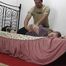Ginger im hogtie auf dem Bett 2/2