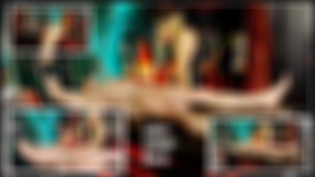  Latex catsuit mistress works your balls!