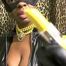 Latex Yellow Lips