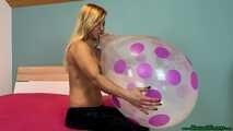 topless Blow2pop a clear U16 purple *Polka Dot*