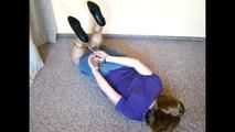 Struggling hogcuffed
