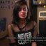 Pretty Karina is giving an interview while smoking 100mm cigarette at her apartment