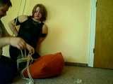 Kneeling and drooling