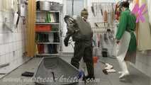 Clip #004 slaughterhouse cleaning in a different light - how stupid can you be? #rubber