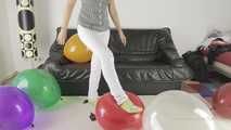 046 Stomping Balloons socks & barefeet