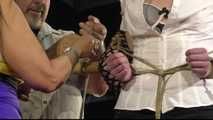 Bondage Challenge Stage at BoundCon XIII - Jim Hunter & Gigi Lynn vs. Pling & Wildhonig