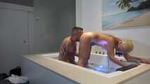 Voyeur fucked me in the spa