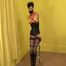 corset armbinder hooded girl