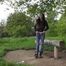 078030 Rachel Evans Takes a Pee From the Log Bench