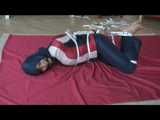 Get 3 short Videos with Julia enjoying Bondage in her shiny nylon Downwear from our Archive.