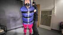 Ms Ungeniert tied and gagged in Rainwear