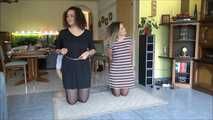 Kyra and Vanessa - tickle detector test Part 4 of  10