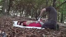 Nelly hogtied outdoor 1/2
