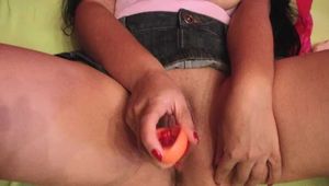 Schau mir heimlich beim Dildo-Fick zu
