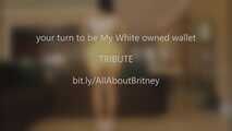 White owned wallet