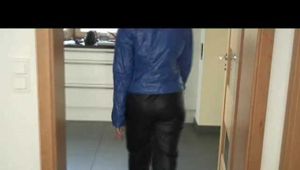 Get 3 videos of Shelly enjoying her shiny nylon Rainwear in one package from our Archive!