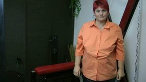On the box - ass spanked