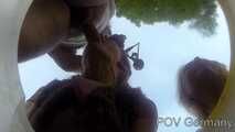 Under german roofs - Two girls in the garden