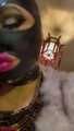 The ultimate lady with the mega claws: Last emptying of cum