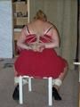 Miri cuffed and roped