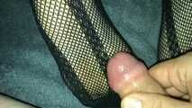 CUM OVER MY NYLONS