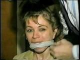 BOTH GAGGED WITH CARRIE'S STINKY SWEATY SOCK (D13-4)