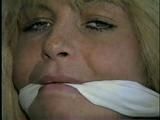 BLONDE BOMBSHELL TRACY IS SPONGE STUFFED AND CLEAVE GAGGED (D36-8)