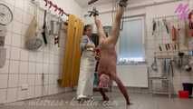 #Slaughter in white - My long white #rubberapron in use