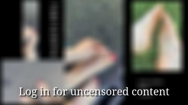 I wash my dirty feet after hiking in the forest!