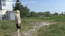 032043 Sam Takes A Huge  Pee Into The Danube