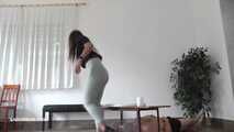 Nomi Melone smokes and pees on the toliett box