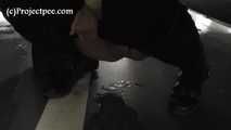 078069  Rachel Pees In The Parking Garage 