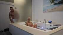 Voyeur fucked me in the spa