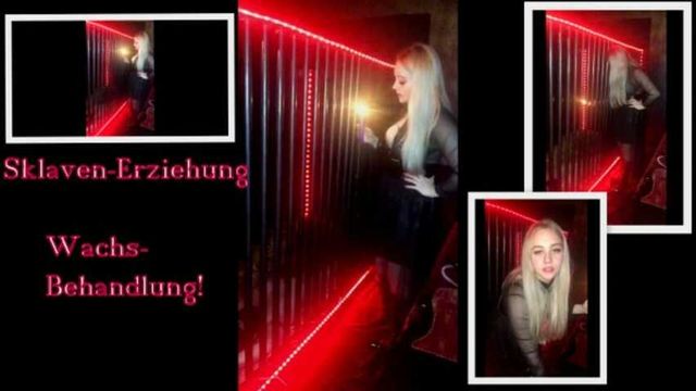 Sklave im XXL-Käfig wird zugewachst!