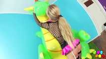 22 Susi and her huge Dragon