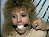 BEAUTIFUL DOE EYED REBECCA IS BALL-GAGGED & BOUND TO A CHAIR (D36-12)