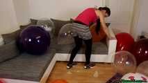 huge living room popping fun