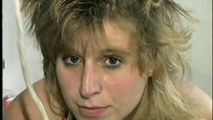 DROOLING RING-GAGGED, BALL-GAGGED & TIED BACKWARDS IN CHAIR KIM (D36-16)