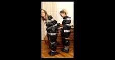 Kamilla and Talika06 - Both trash bag packed (escape video)