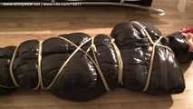 Ivette - tied in a sleepingbag