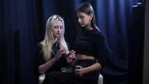 Girls Smoking close to each other