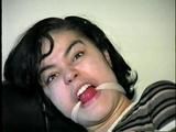 21 Yr OLD LATINA ERICA GETS BALL & WRAP ACE BANDAGE GAGGED (D25-9)