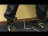 10:50 Min. video of an intruder caught by the owner....all in shiny downjackets and other shiny clothes