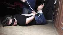Michelle hogtied and tickled